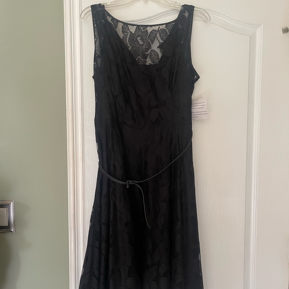 Evan Picone Black sleeveless dress  (nwt) size 14
